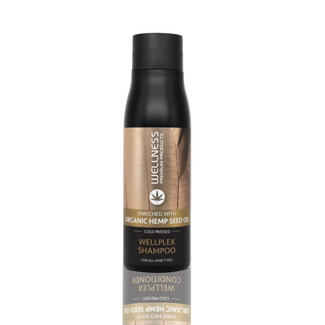 שמפו Wellplex חומצה היאלורונית ובונדר 500 מ”ל