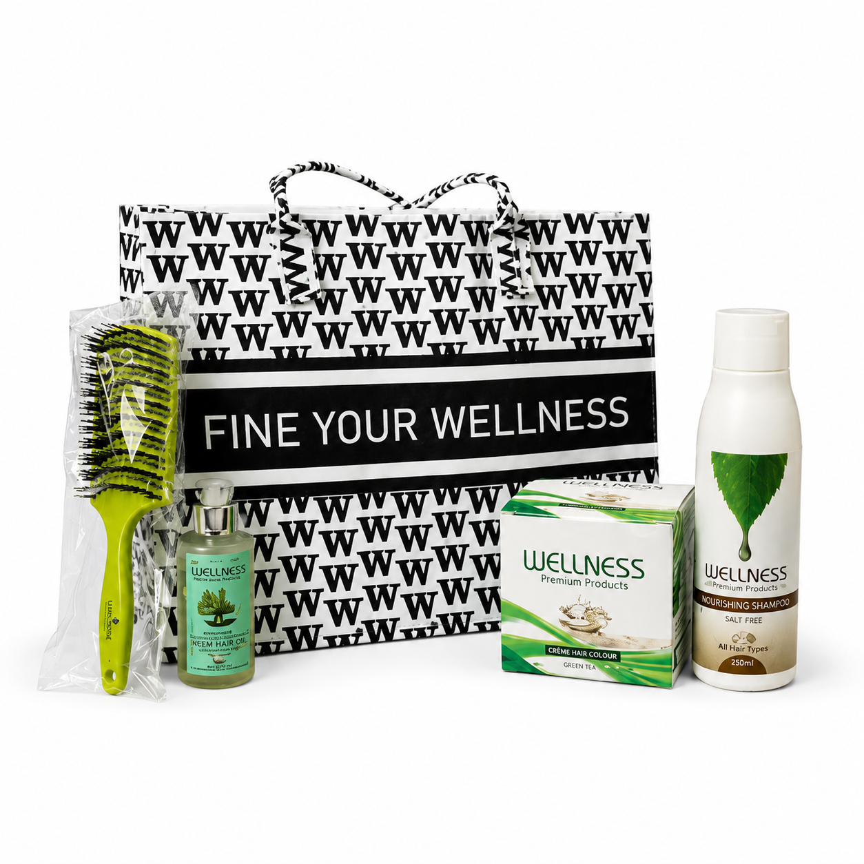 סט טיפוח ועיצוב Wellness Collection – 4 פריטים