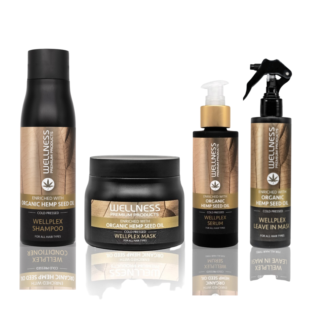 ערכה פרימיום לכל סוגי השיער הכוללת 4 מוצרים + תיק אופנתי