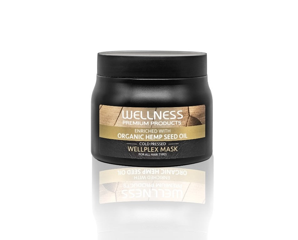 מסכה Wellplex חומצה היאלורונית ובונדר 500 מ”ל