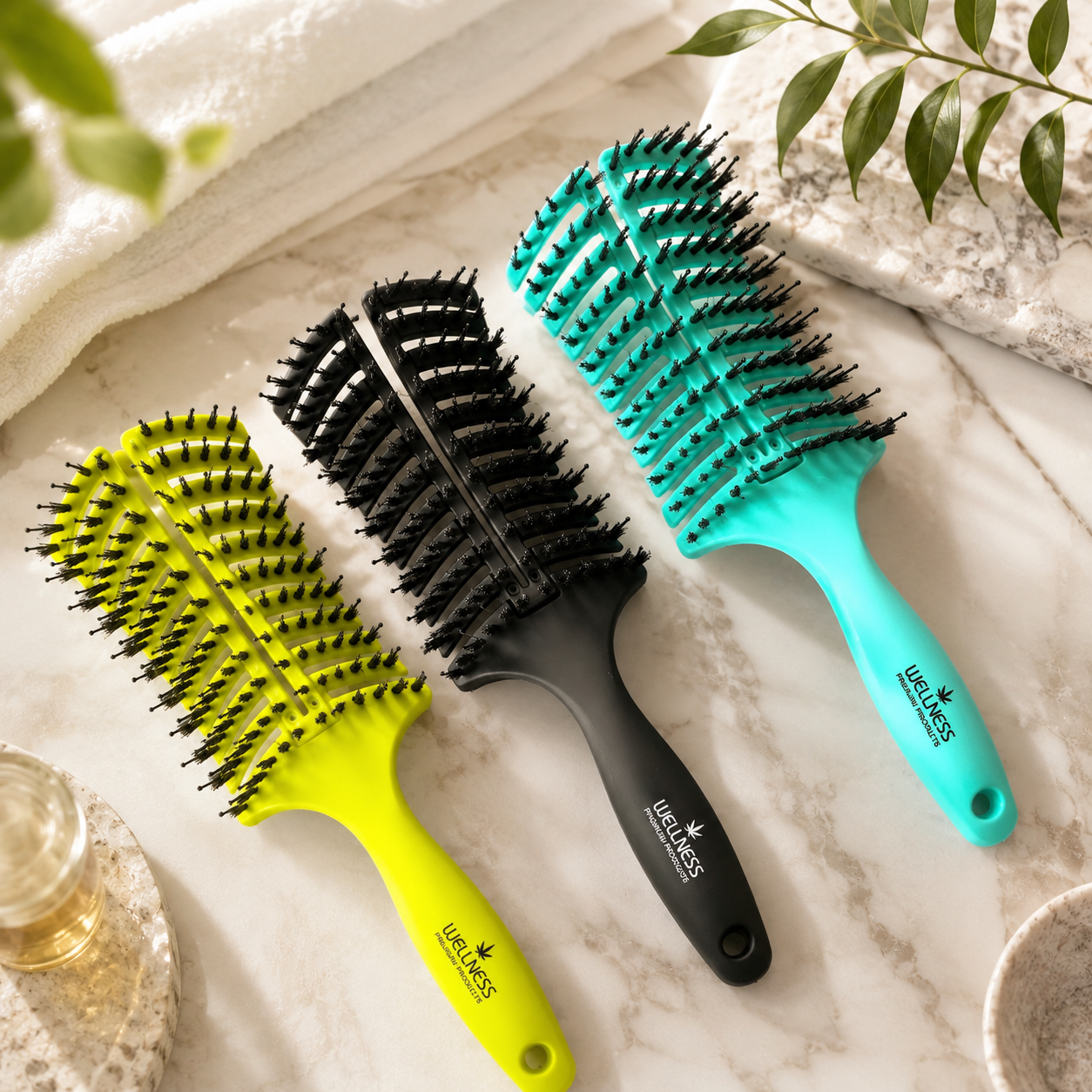 מברשת שיער במגוון צבעים |  Wellness Peo Brush